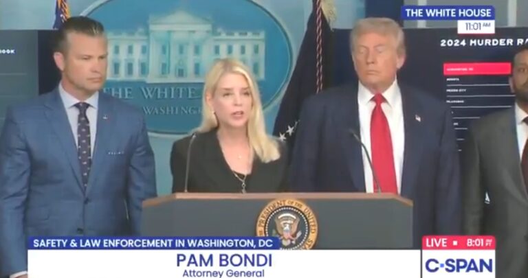 Attorney General Bondi Vows to End D.C. Crime with Guard Deployment